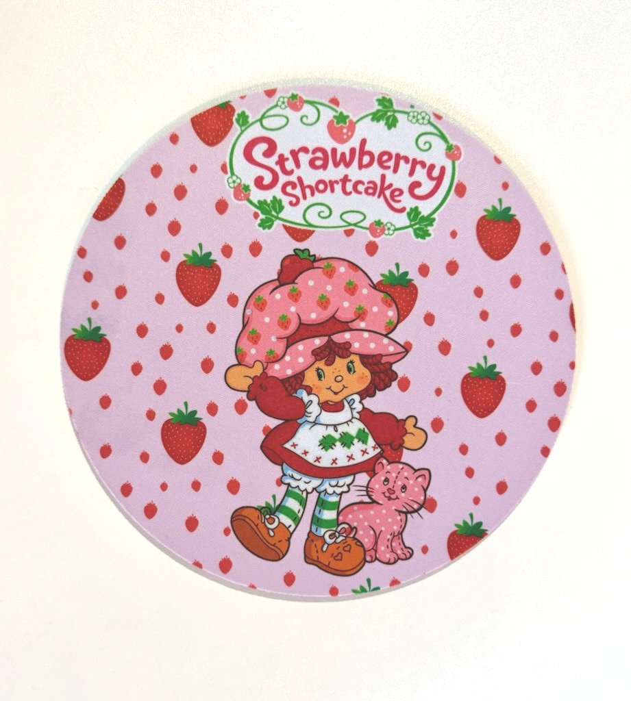 Strawberry Cake Round Mousepad