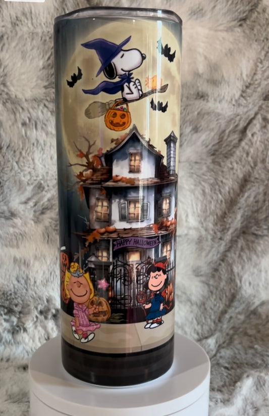 Charlie Brown Peanuts Great Pumpkin Halloween Tumbler