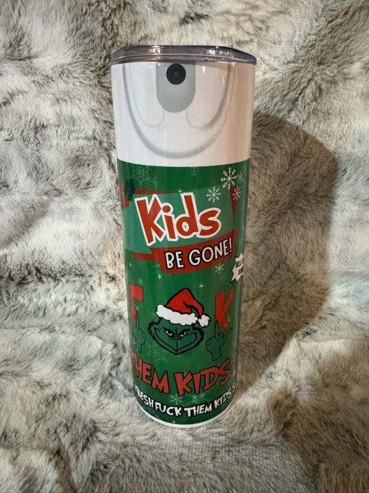 Kids Be Gone Christmas Tumbler