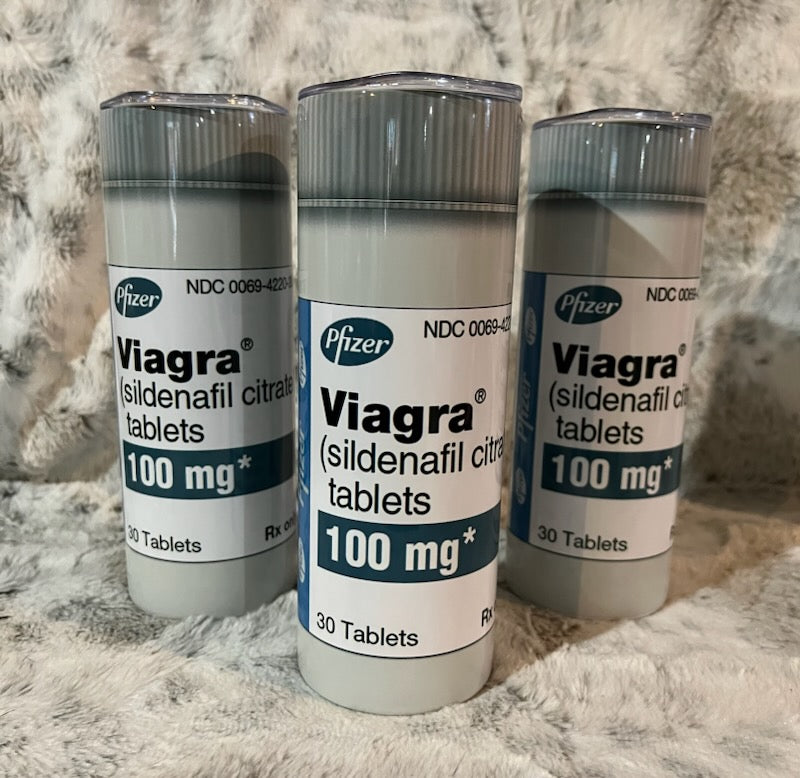 Viagra Pill Bottle Tumbler