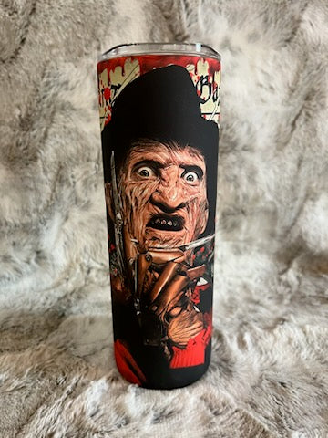 Freddy Krueger Nightmare on Elm Street Tumbler