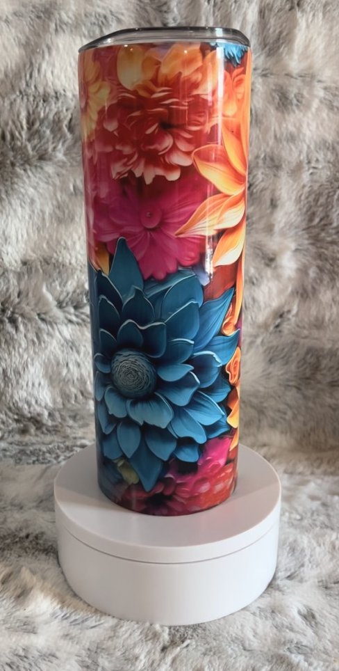 Flowers Vivid Colorful Tumbler