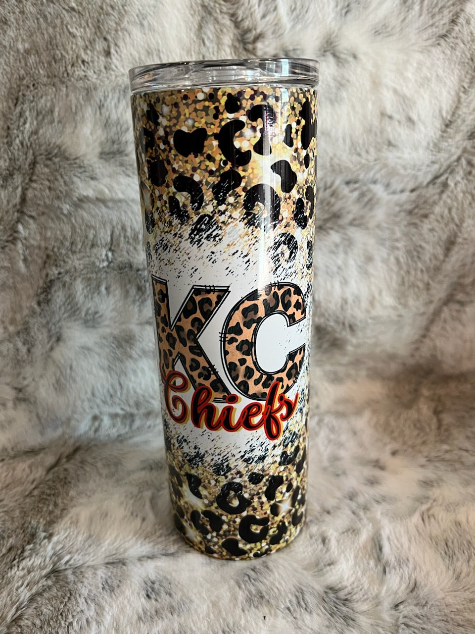 KCC Football Leopard Tumbler