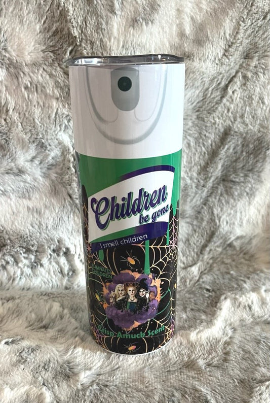 Hocus Pocus "Children Be Gone" Spray Tumbler