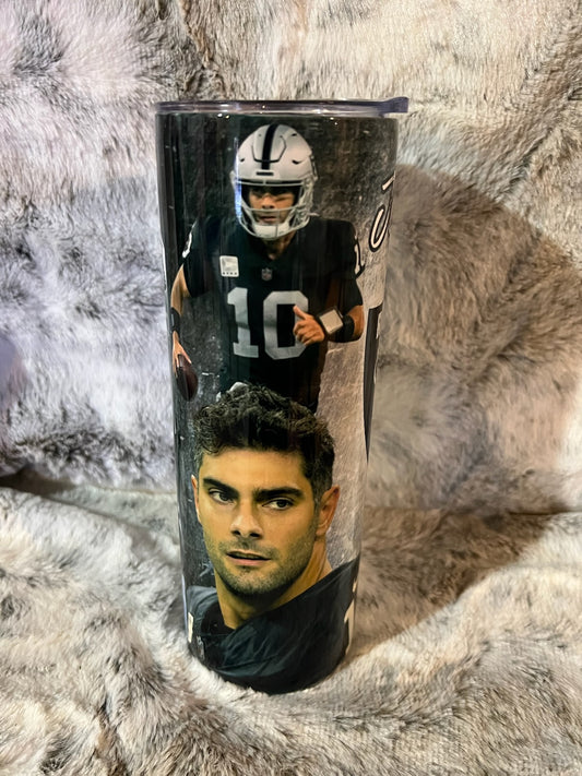 Jimmy G Garoppolo Football Tumbler