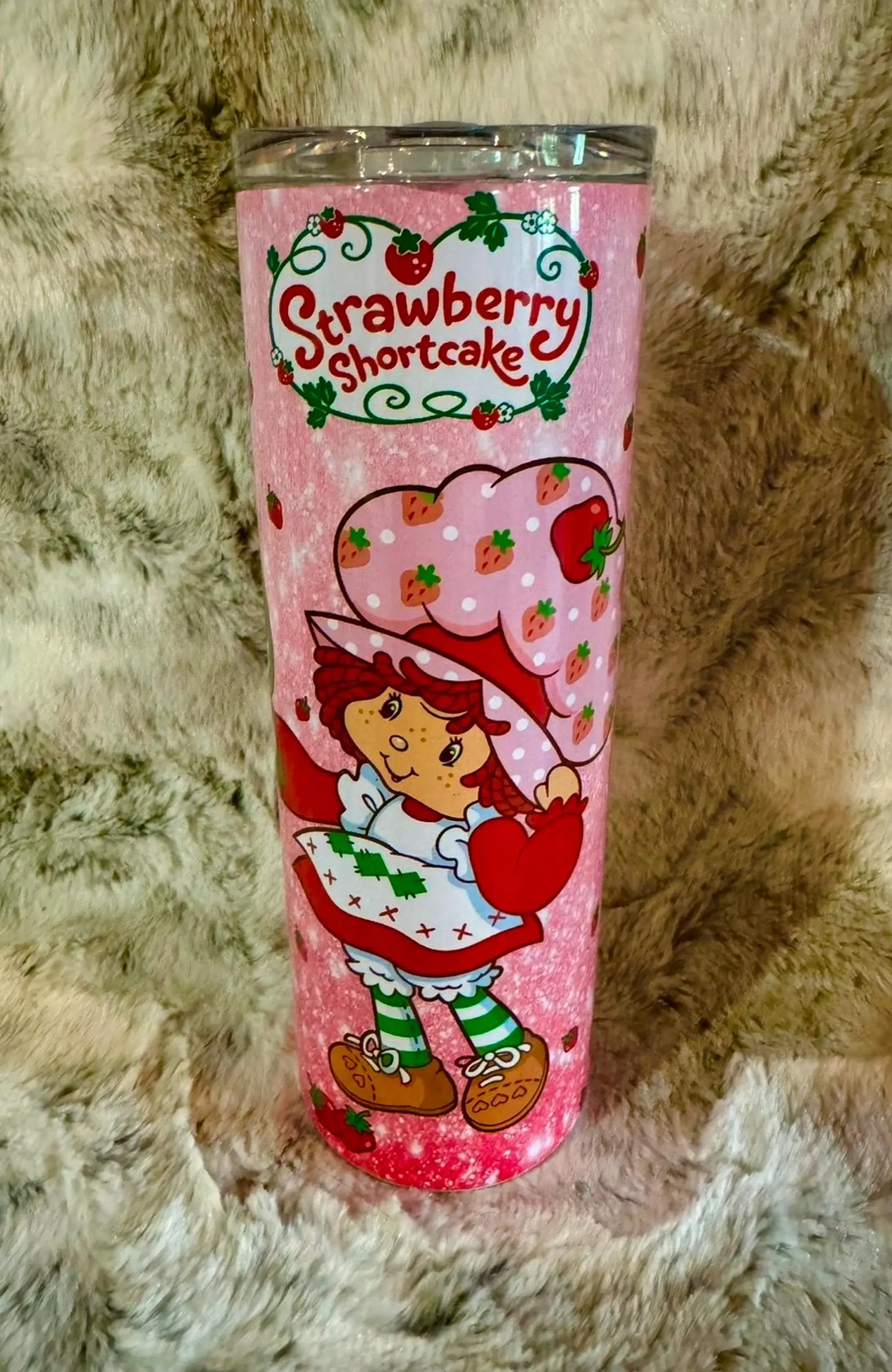 Strawberry Cake Cartoon Tumbler