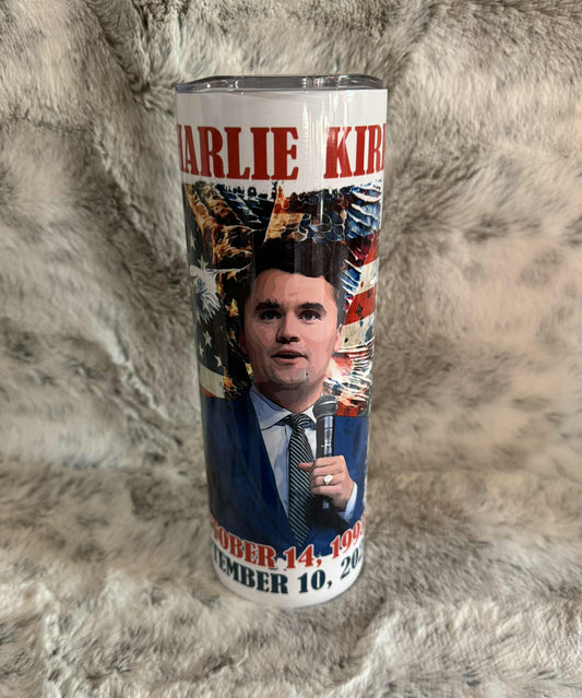 Charlie Kirk "Freedom" Tumbler